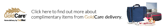 Find out more about complimentary items from Goldcare delivery